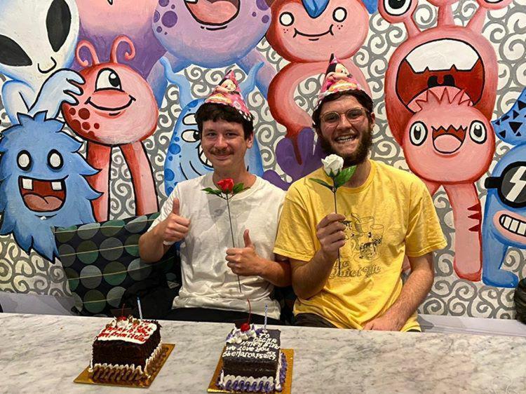 Stellar Capsules Hostel Σεμινιάκ Εξωτερικό φωτογραφία The creators of the series, Pendleton Ward and Patrick McHale, at the 2019 Cartoon Network Studio Tour